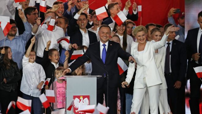 Poland’s Duda narrowly beats Trzaskowski in presidential vote