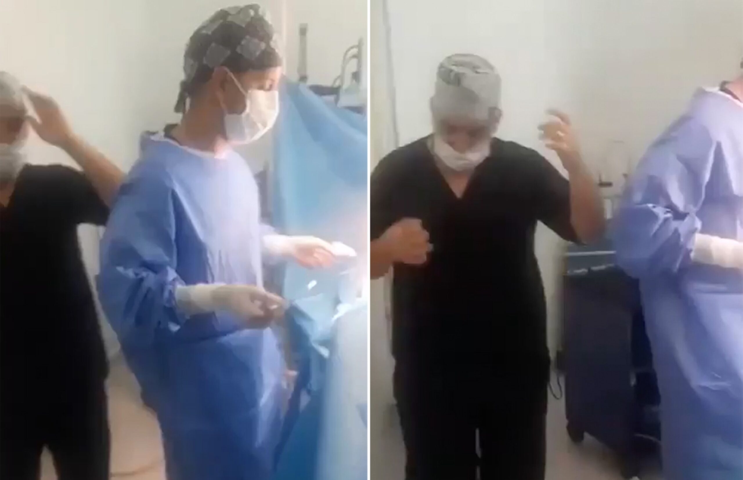 Moroccan doctors perform surgery to the tunes of a popular song