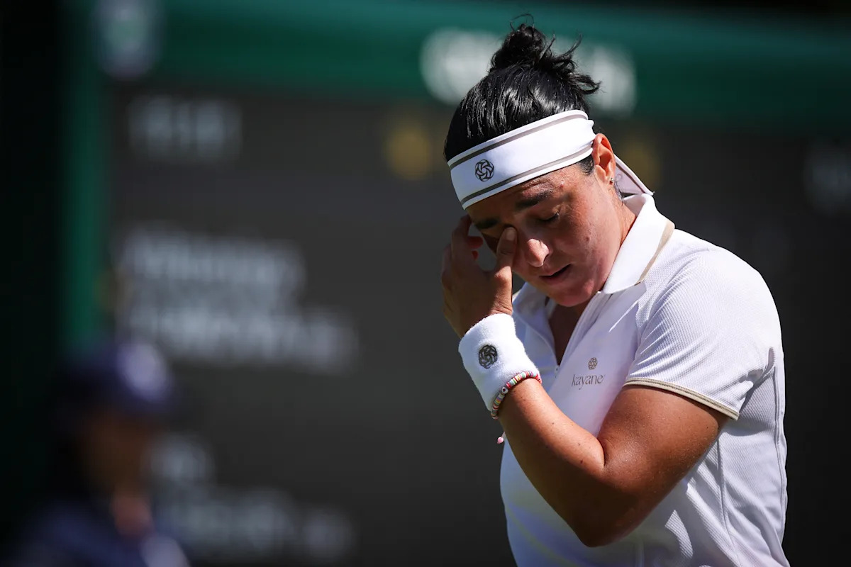 Ons Jabeur retires from Wimbledon London first-round match