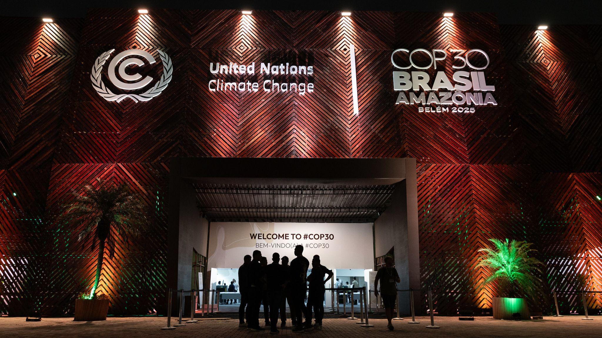 Around the venue at COP30 in the Brazilian Amazon. 